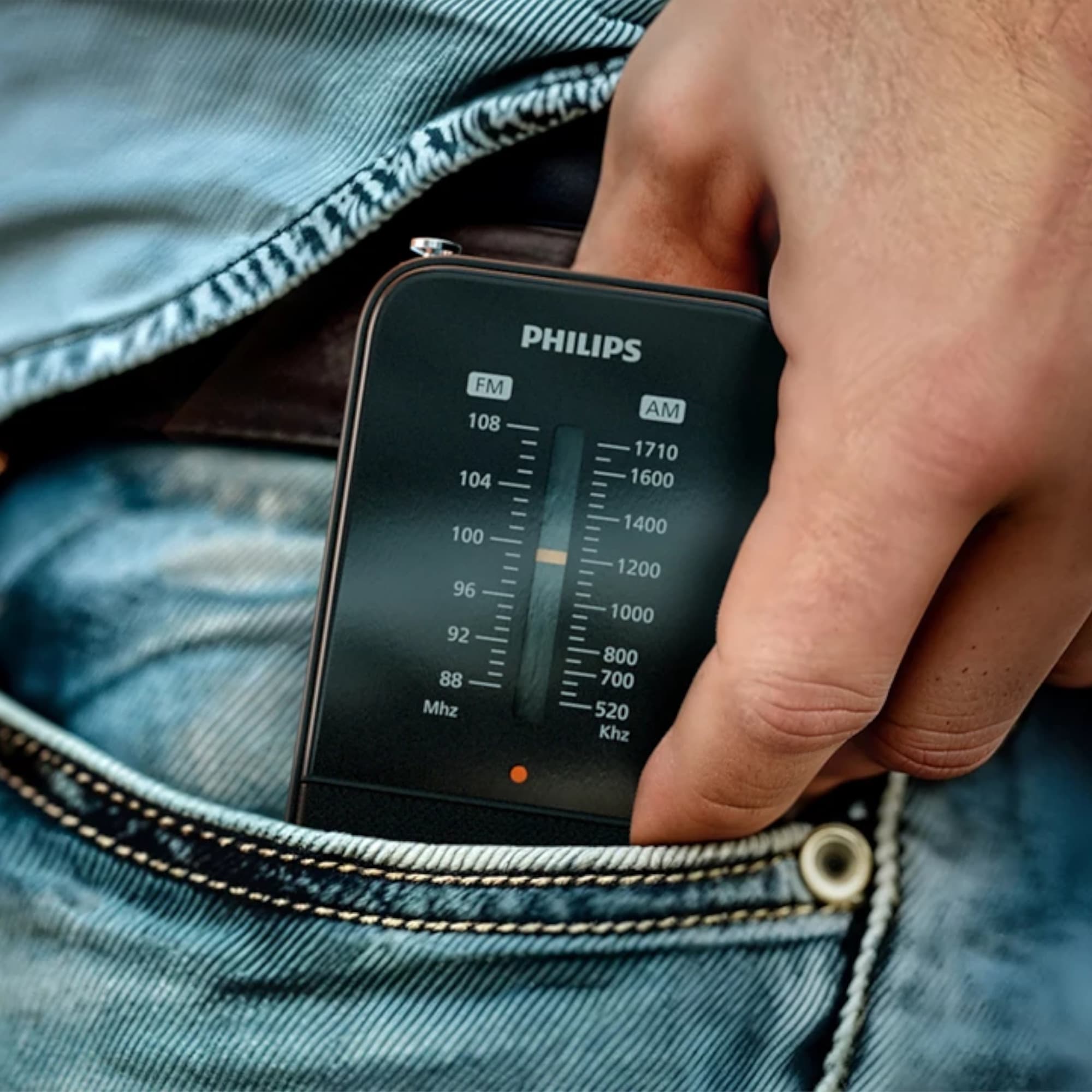 Radio Analógico Am Fm Portátil Philips Tar1509/00 - 7