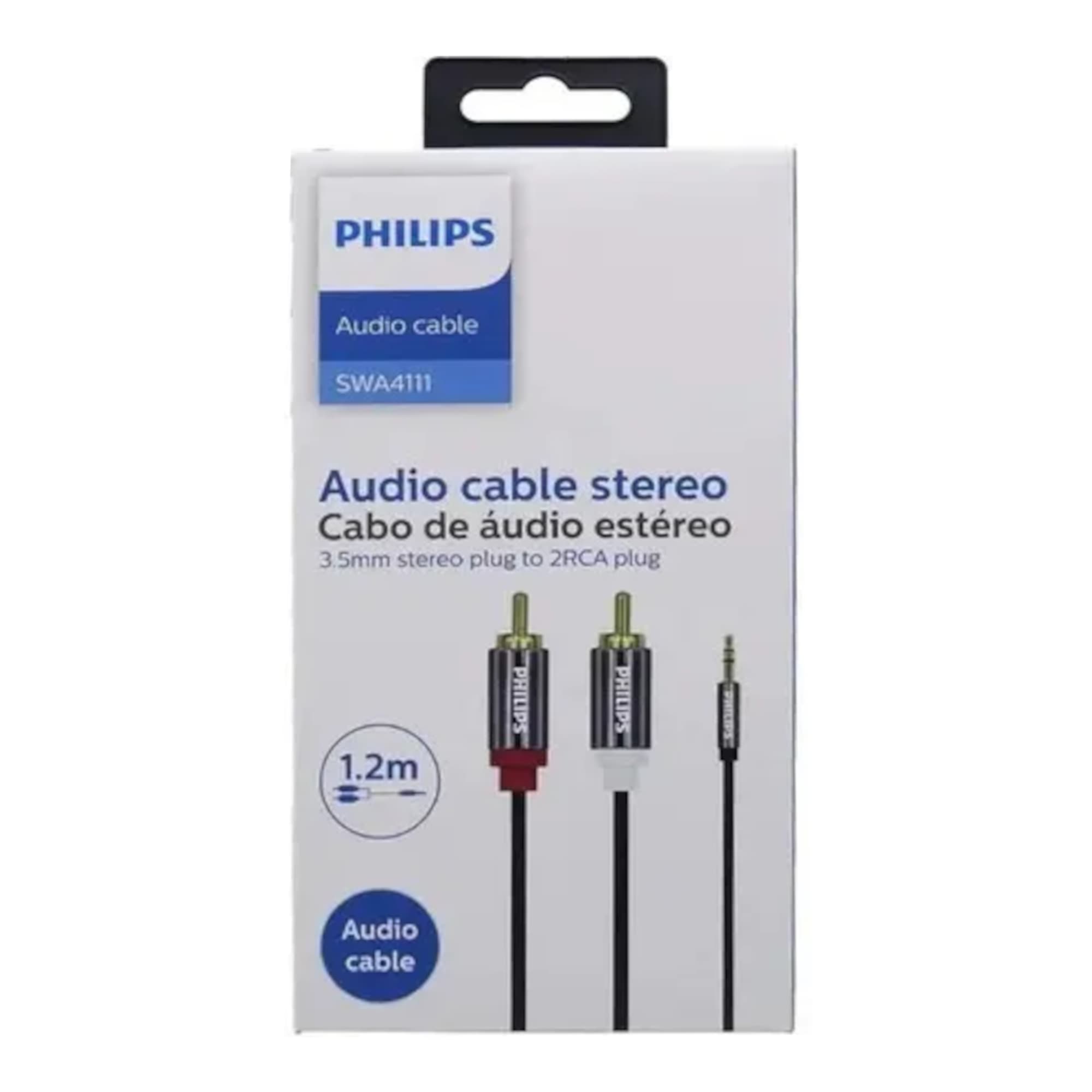 Cable de Audio Philips Swa4111/59 3,5mm a 2RCA 1.2mt - 3