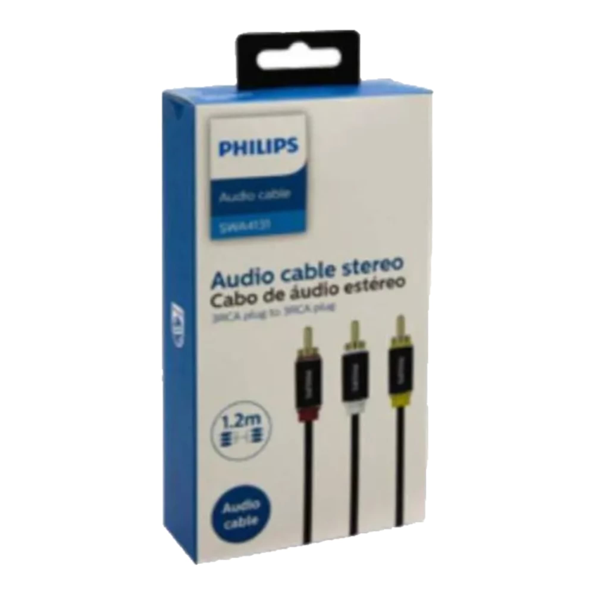 Cable de Audio Philips Swa4131/59 3RCA a 3RCA 1.2mt - 2