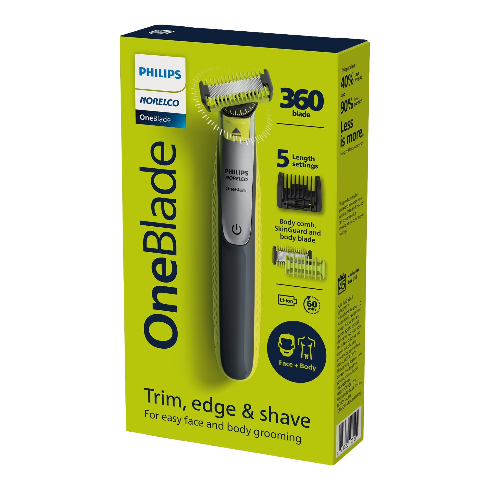 Afeitadora Inalámbrica Philips Qp2834/70 Cuchilla 360° - 3