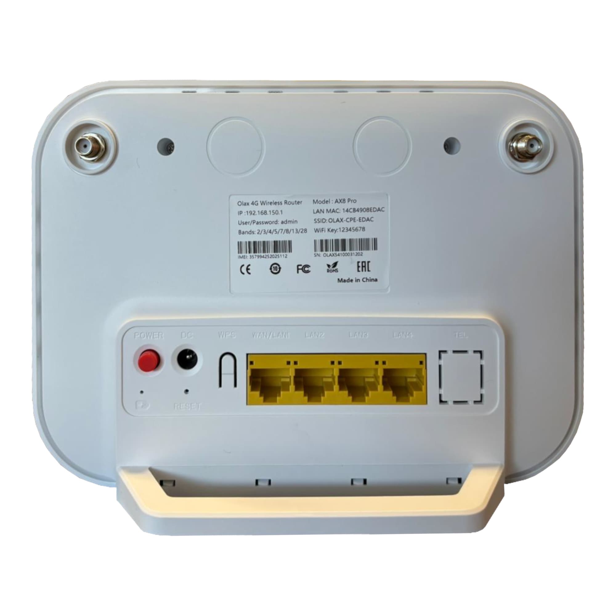 Router Portátil 4g Wifi Olax Ax8 Pro 150/50Mbps 5000mAh - 2