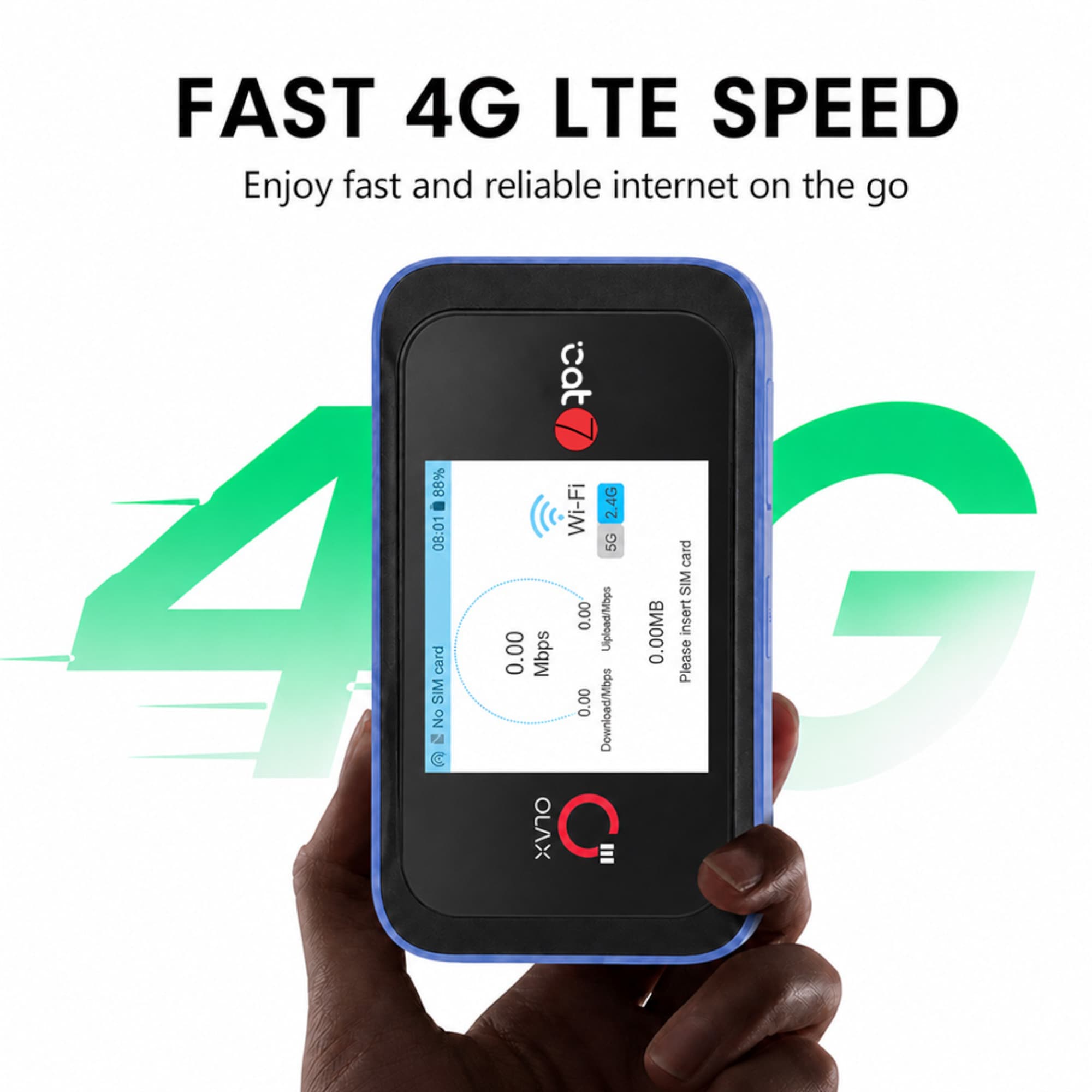 Router Portátil 4g Wifi Olax Mt60 300/1000Mbps 4000mAh
 - 3