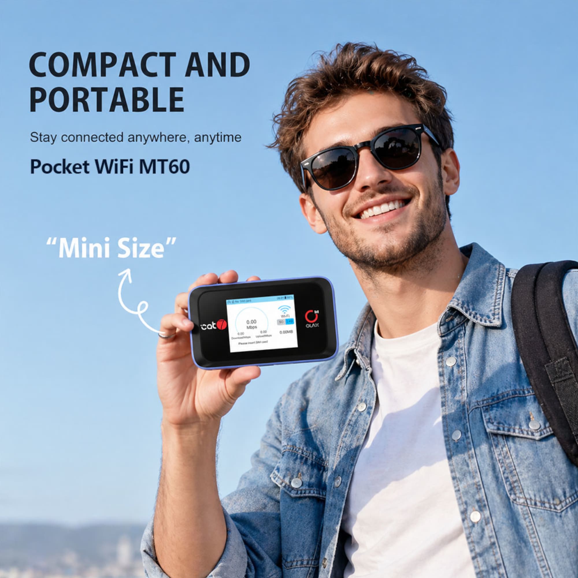Router Portátil 4g Wifi Olax Mt60 300/1000Mbps 4000mAh
 - 4