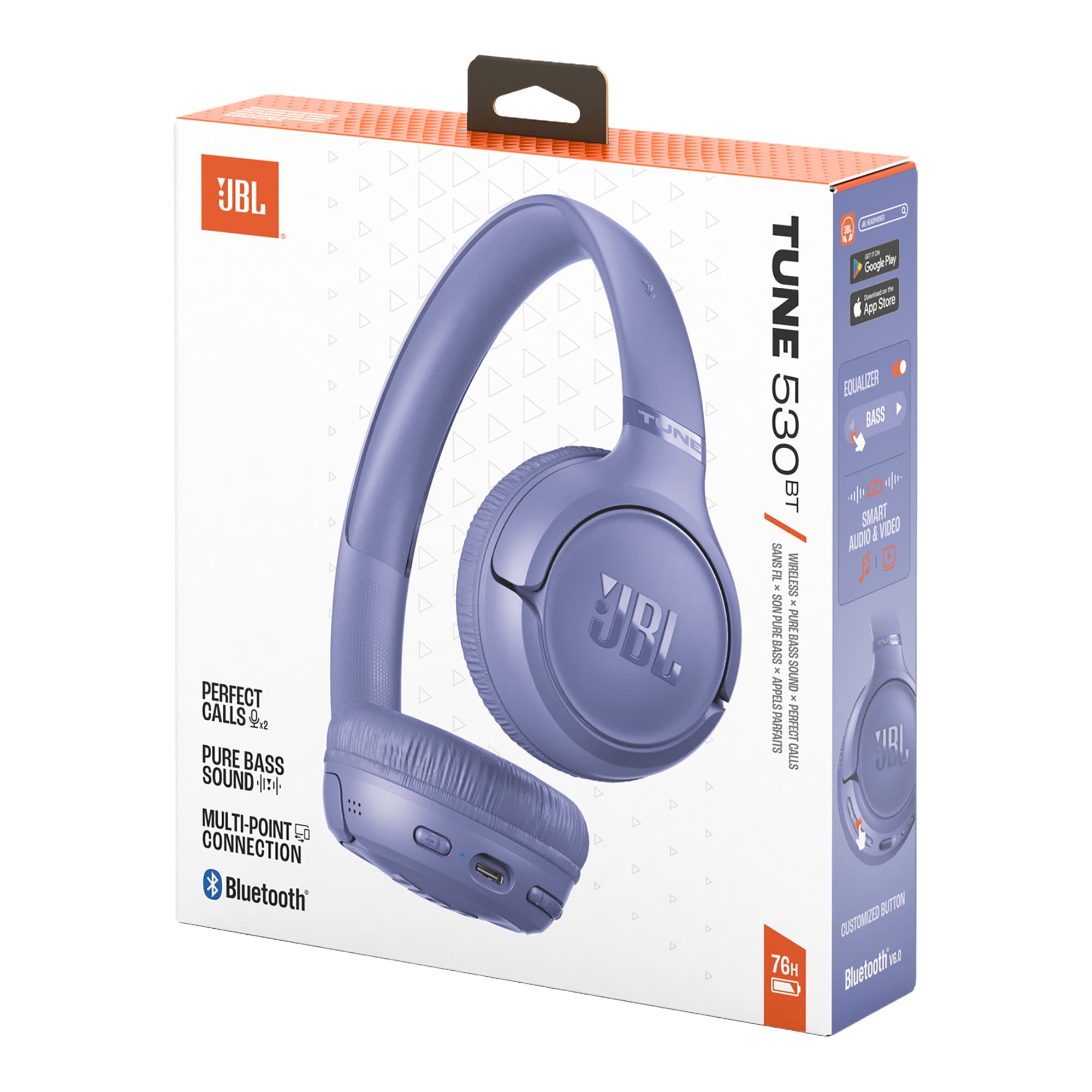 Auriculares Inalámbricos Bluetooth Jbl Tune 530bt 33mm - 10