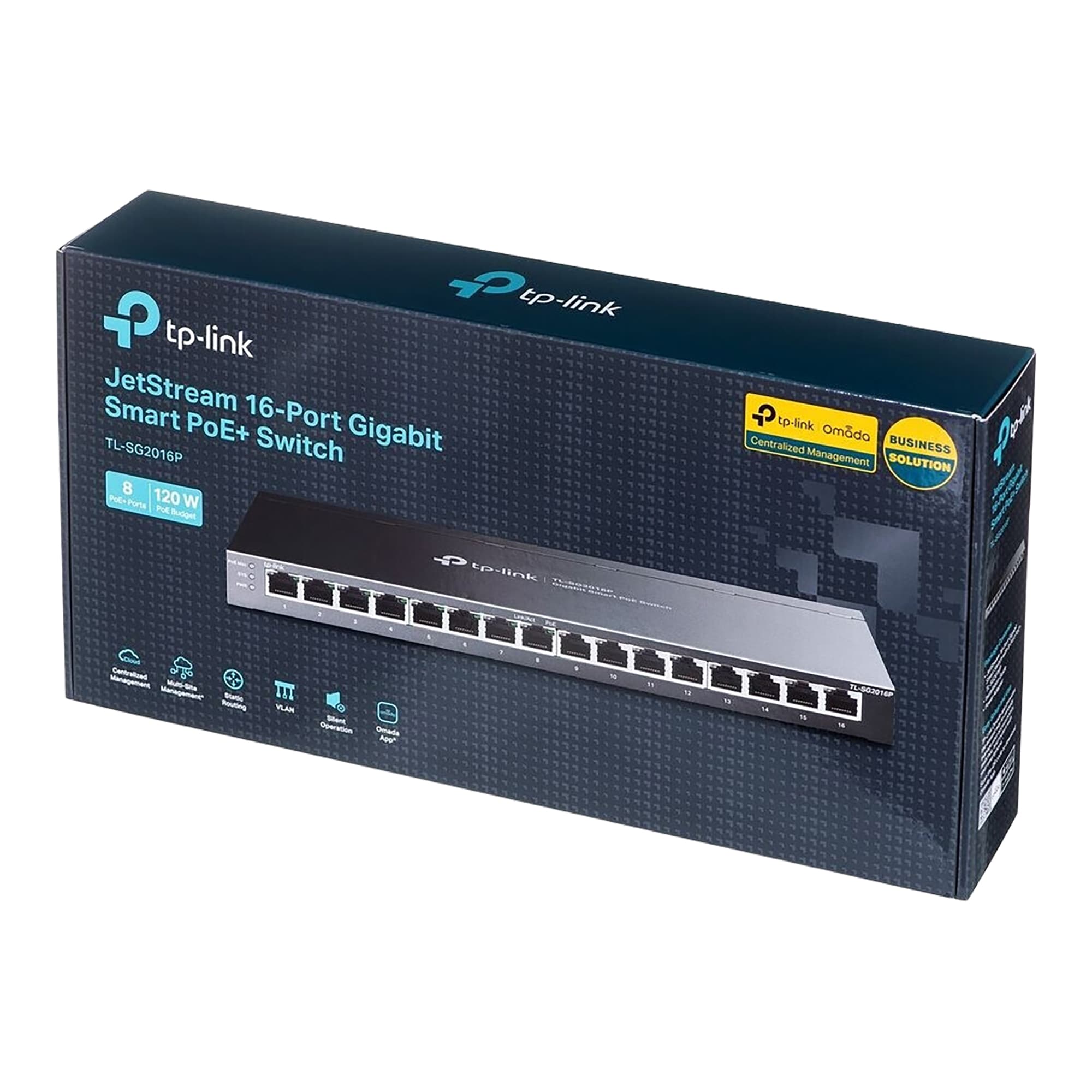 Switch TP-Link TL-SG2016P Omada 16 Puertos Gigabit (8 PoE+) - 4