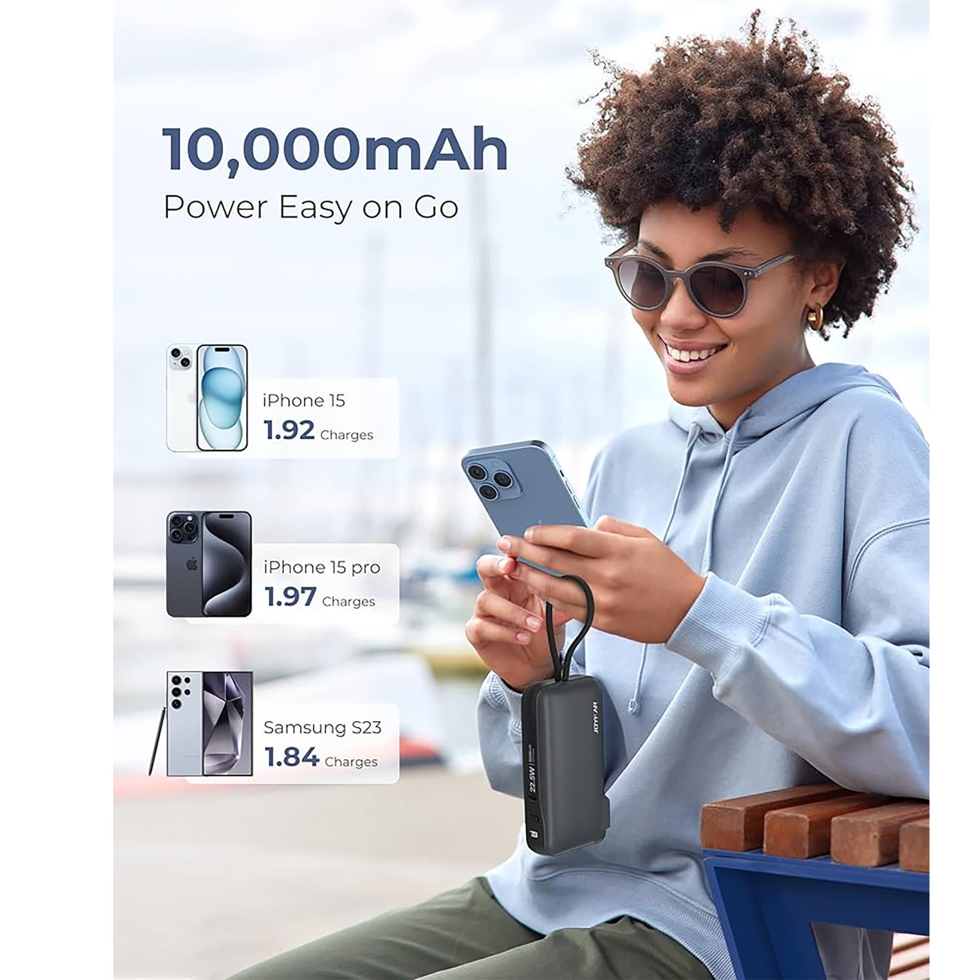 PowerBank Joyfar 10000mAh 22,5W - 7