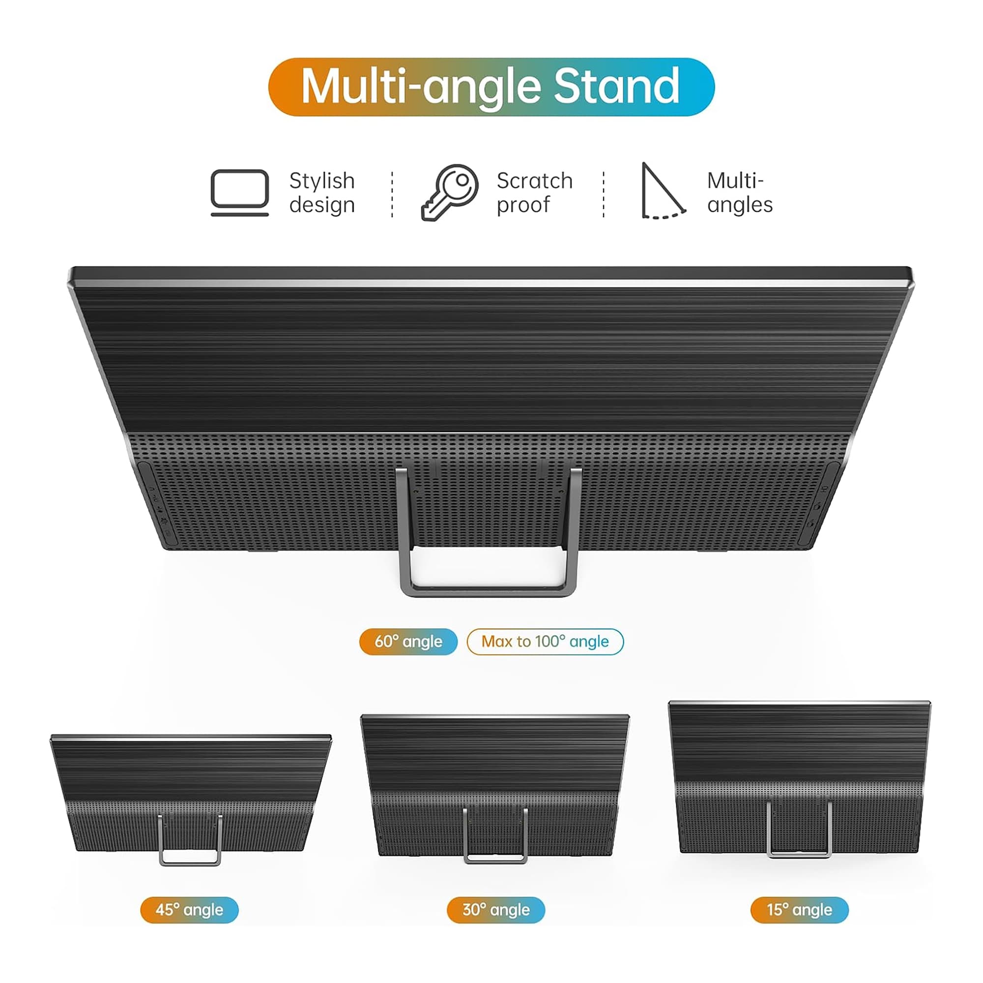 Monitor Portable WCV Pm1563 15,6'' 1080p Soporte Integrado - 5
