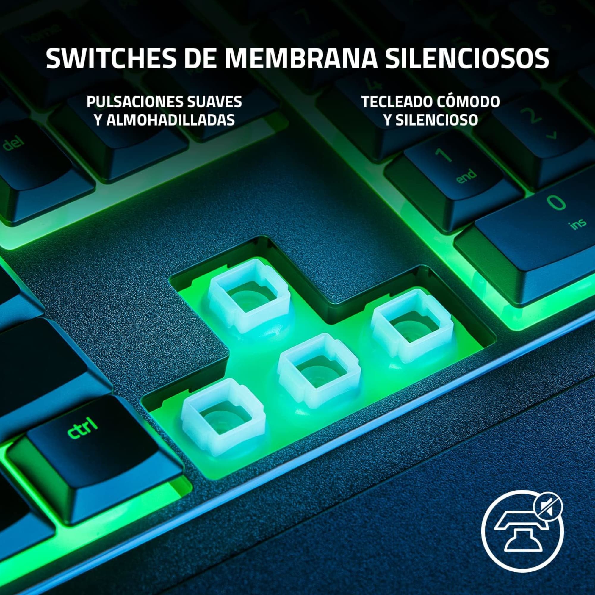 Teclado Gaming Usb Razer Ornata V3 X Español Membrana Rgb - 4