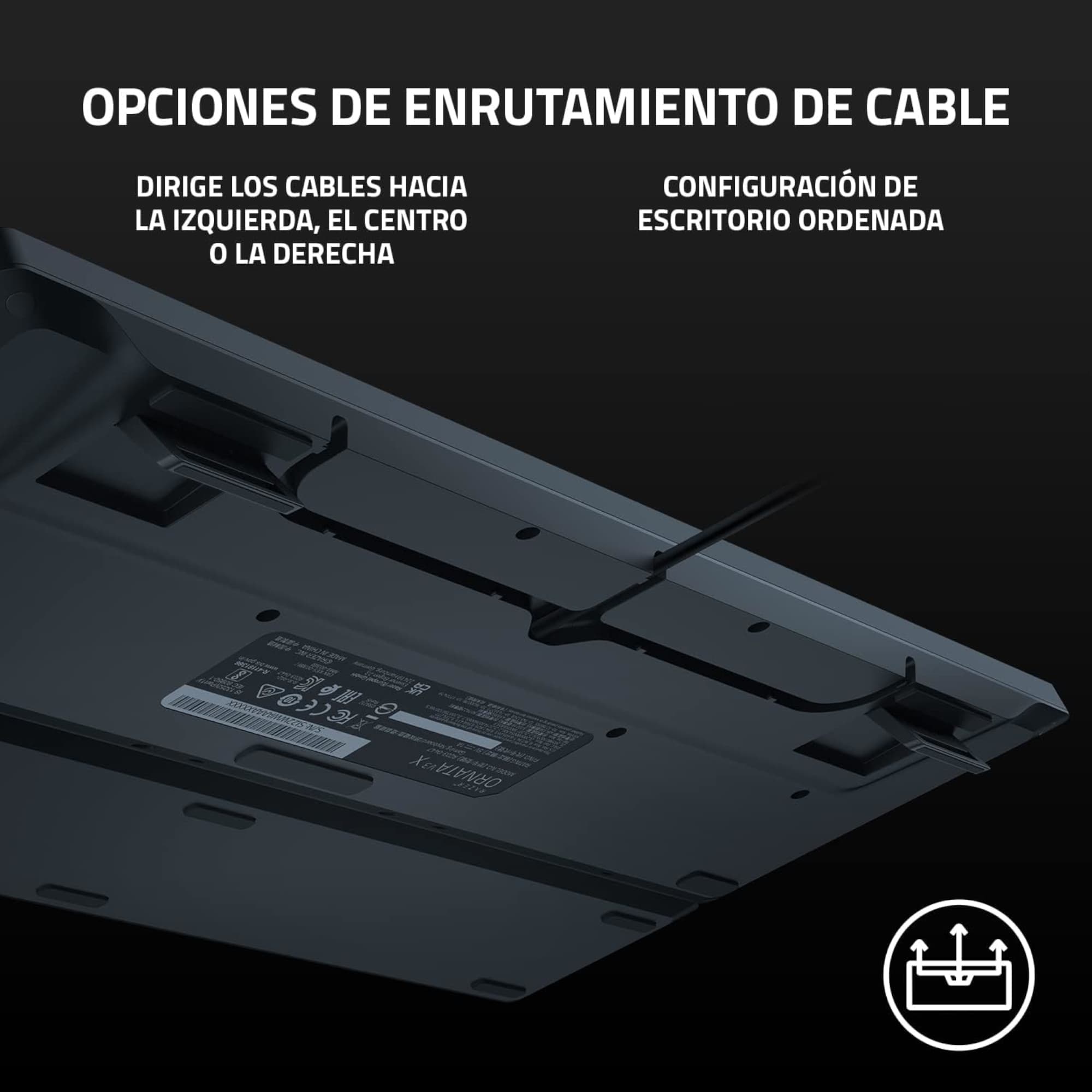Teclado Gaming Usb Razer Ornata V3 X Español Membrana Rgb - 6