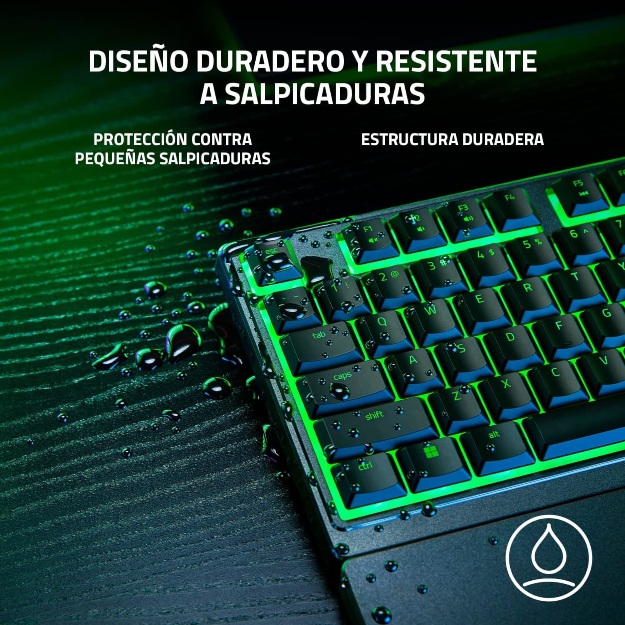Teclado Gaming Usb Razer Ornata V3 X Español Membrana Rgb - 7