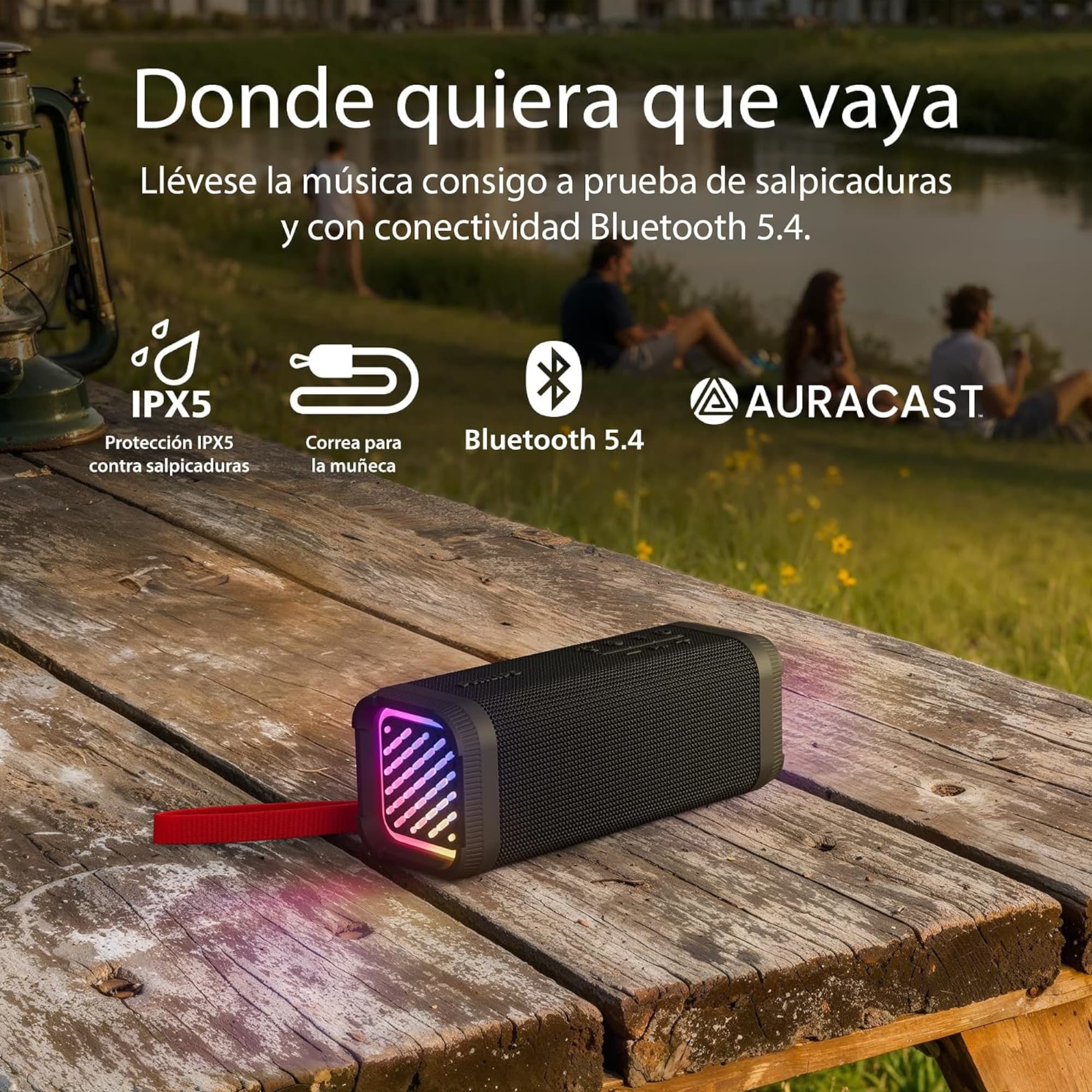 Parlante Inalámbrico Philips Tas2000b/00 Ipx5 Bluetooth 20W - 9
