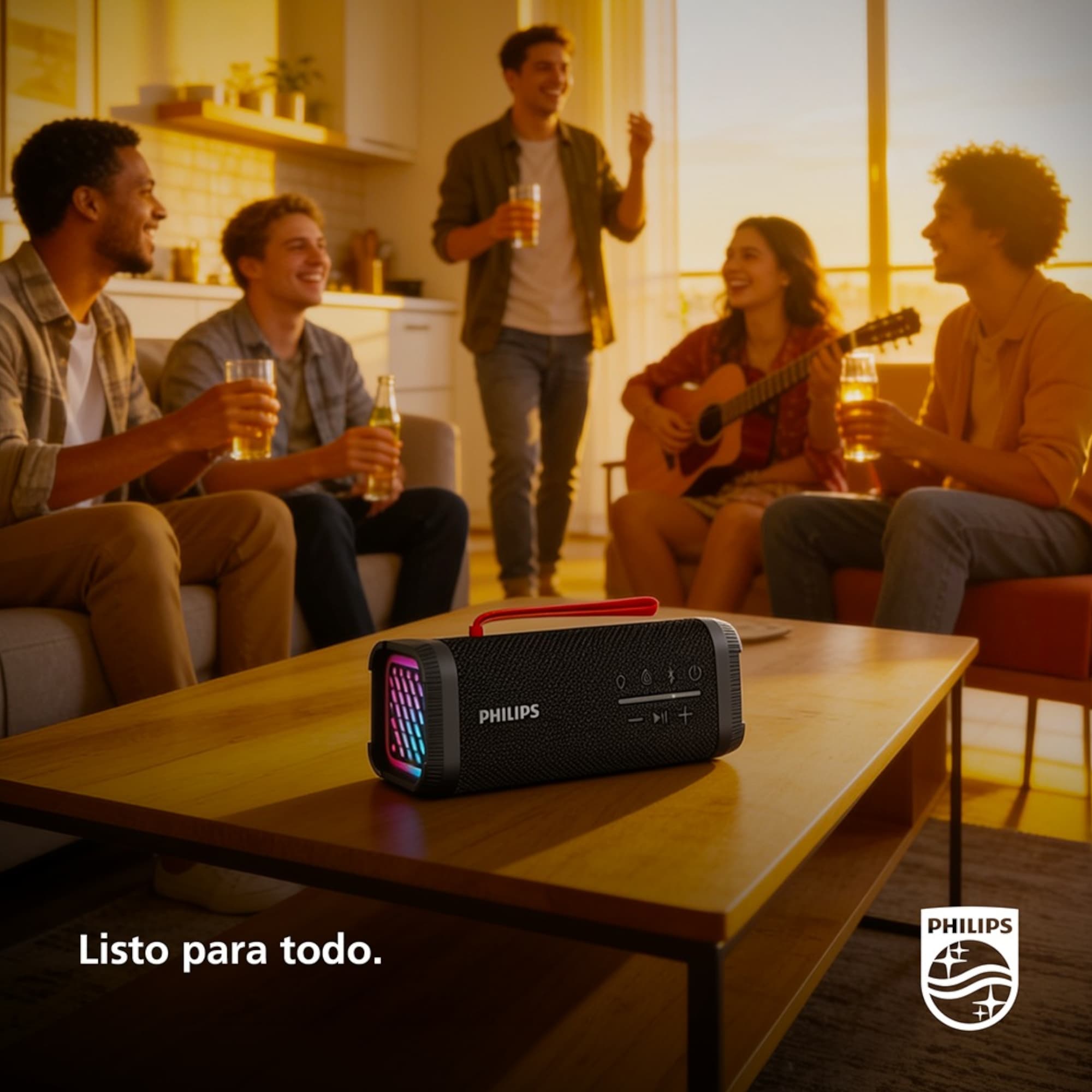 Parlante Inalámbrico Philips Tas5000eb/00 Ip67 Bluetooth 70W - 10