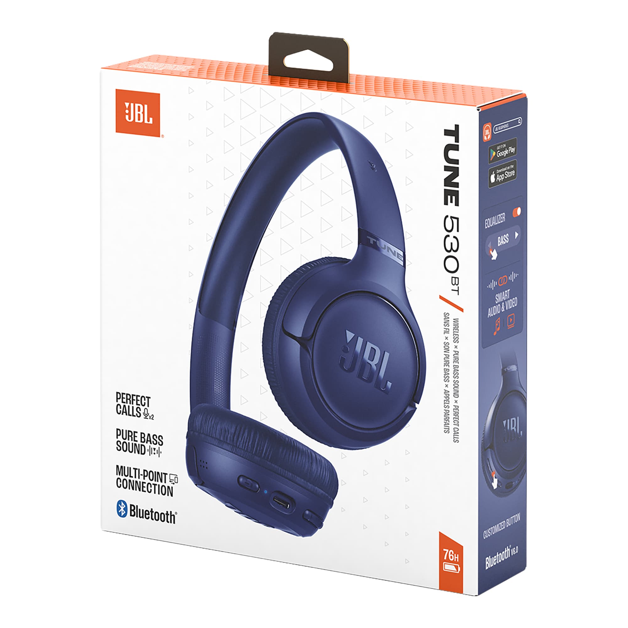 Auriculares Inalámbricos Bluetooth Jbl Tune 530bt 33mm - 10