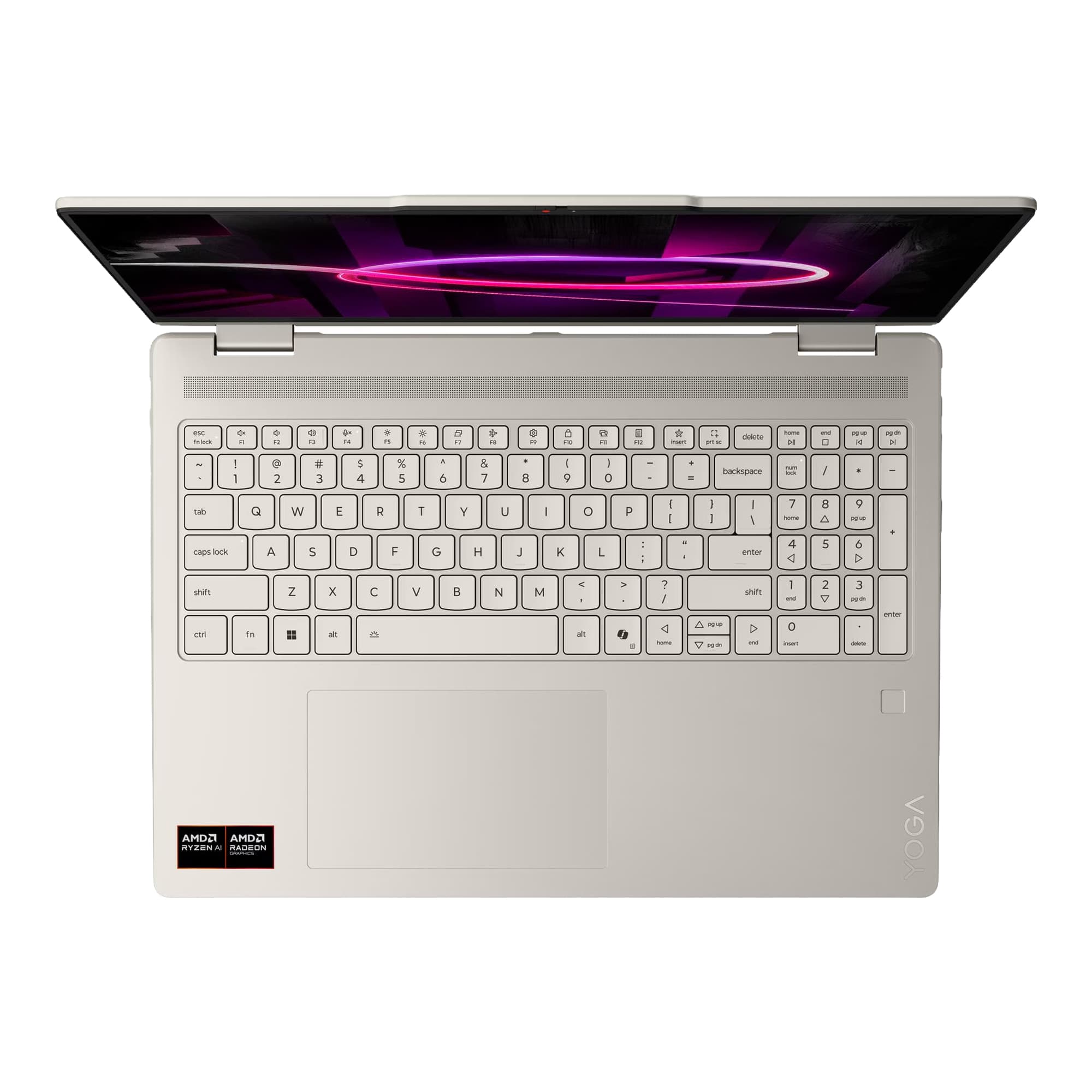 Notebook 2en1 Lenovo 16'' Ryzen AI 5 16gb 1tb Win11 Copilot+ Pc - 6