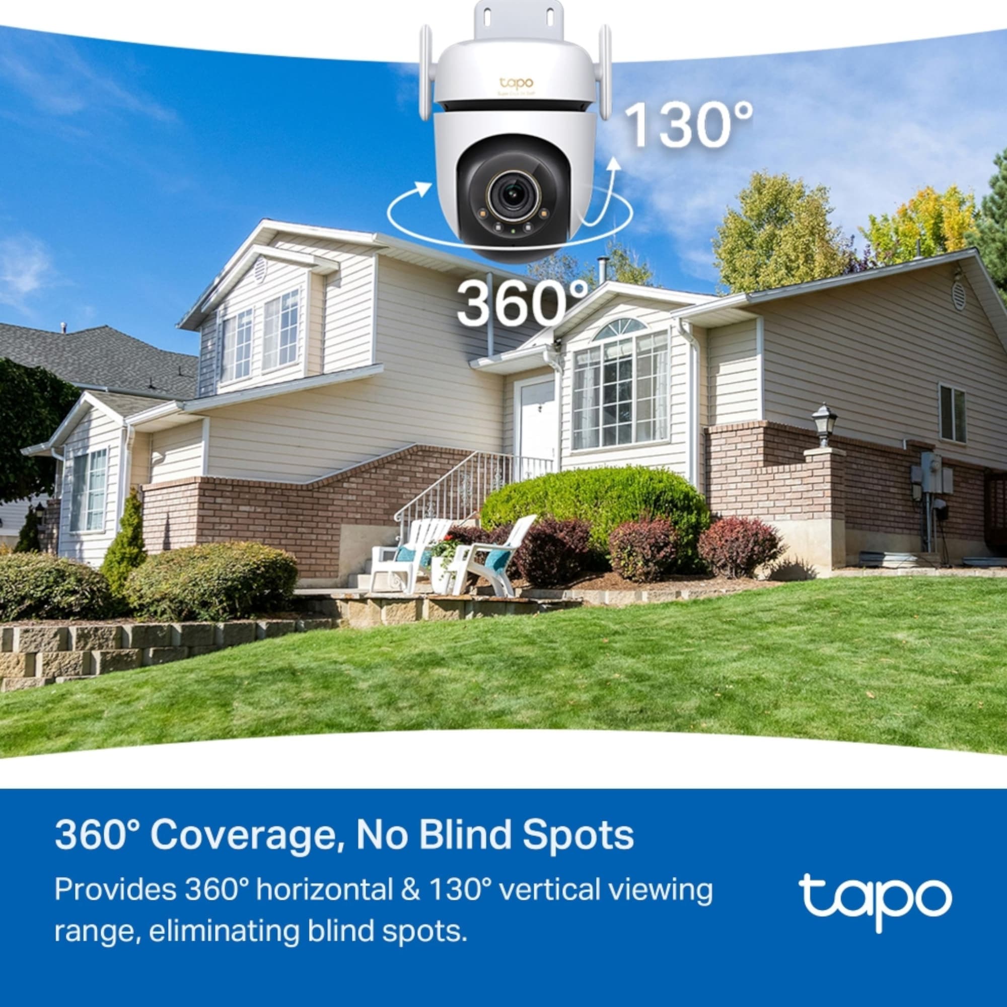 Cámara De Seguridad Tp-Link Tapo C530ws Exterior Visión Nocturna 3K 360° - 6