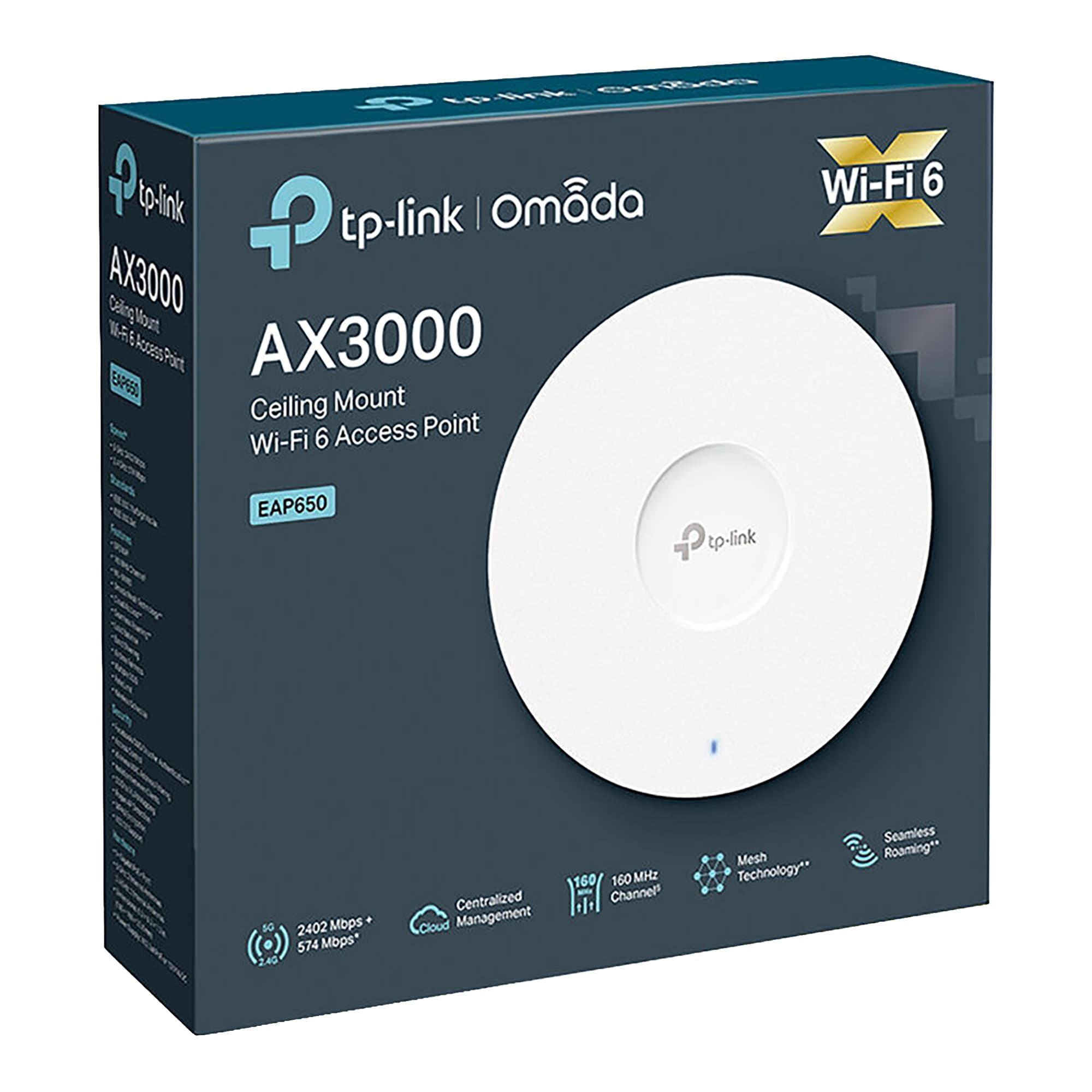 Access Point Mesh Tp-link Eap650 Wifi 6 Ax3000 2,4ghz/5ghz - 5