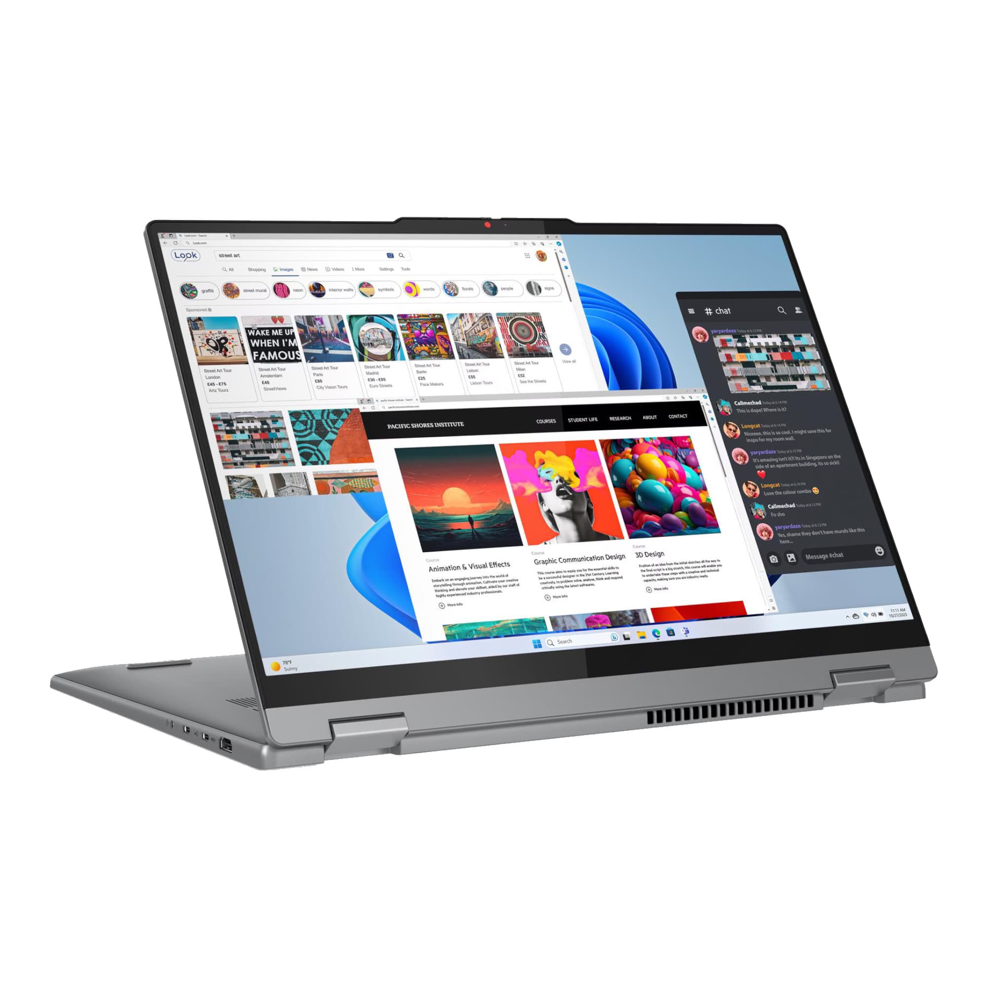 Notebook 2en1 Lenovo 16'' Táctil Ryzen 7 16gb 1tb Win11