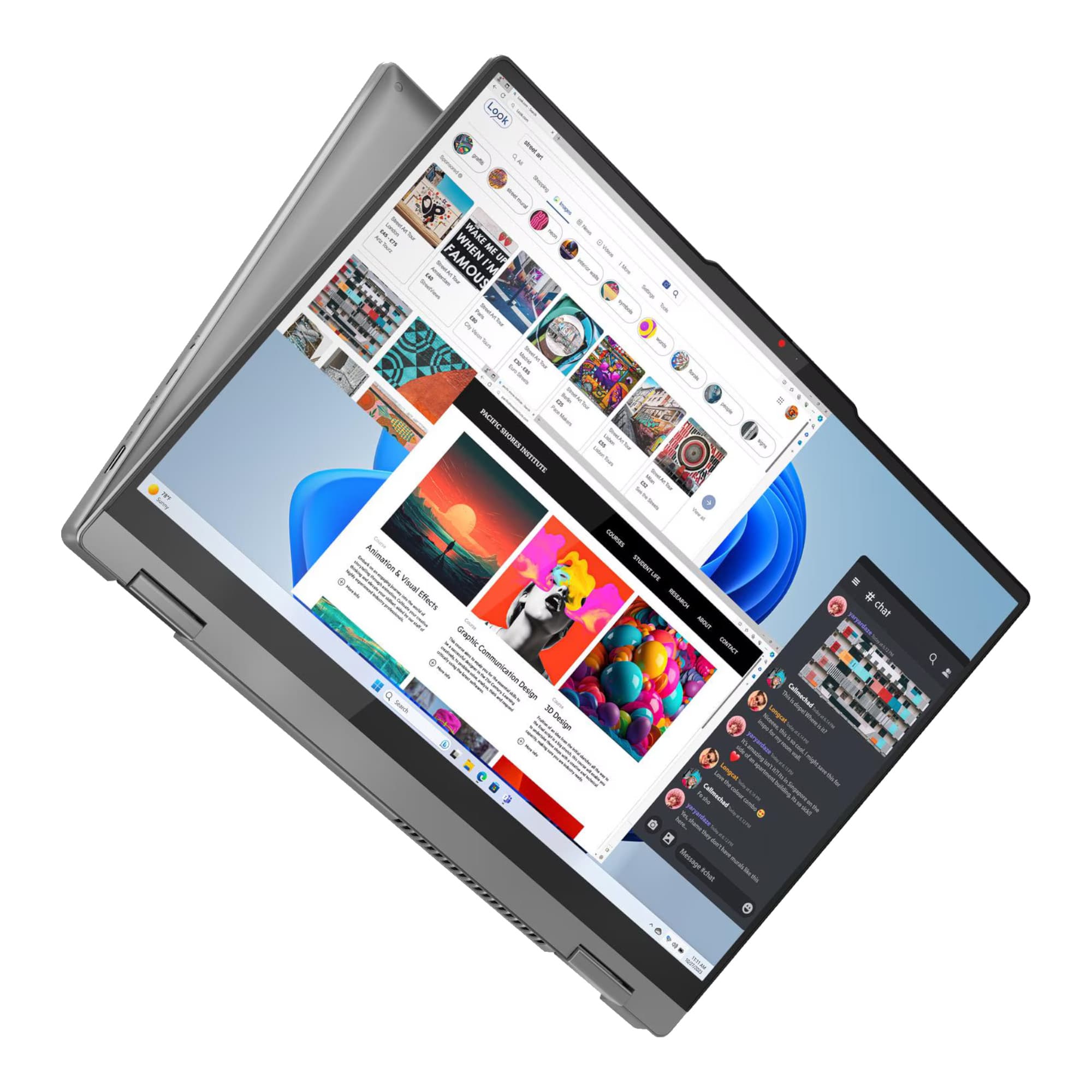 Notebook 2en1 Lenovo 16'' Táctil Ryzen 7 16gb 1tb Win11 - 2