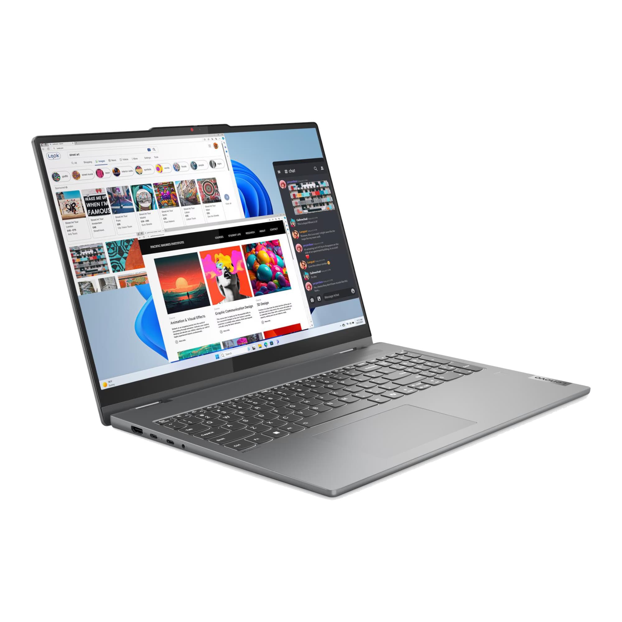 Notebook 2en1 Lenovo 16'' Táctil Ryzen 7 16gb 1tb Win11 - 8
