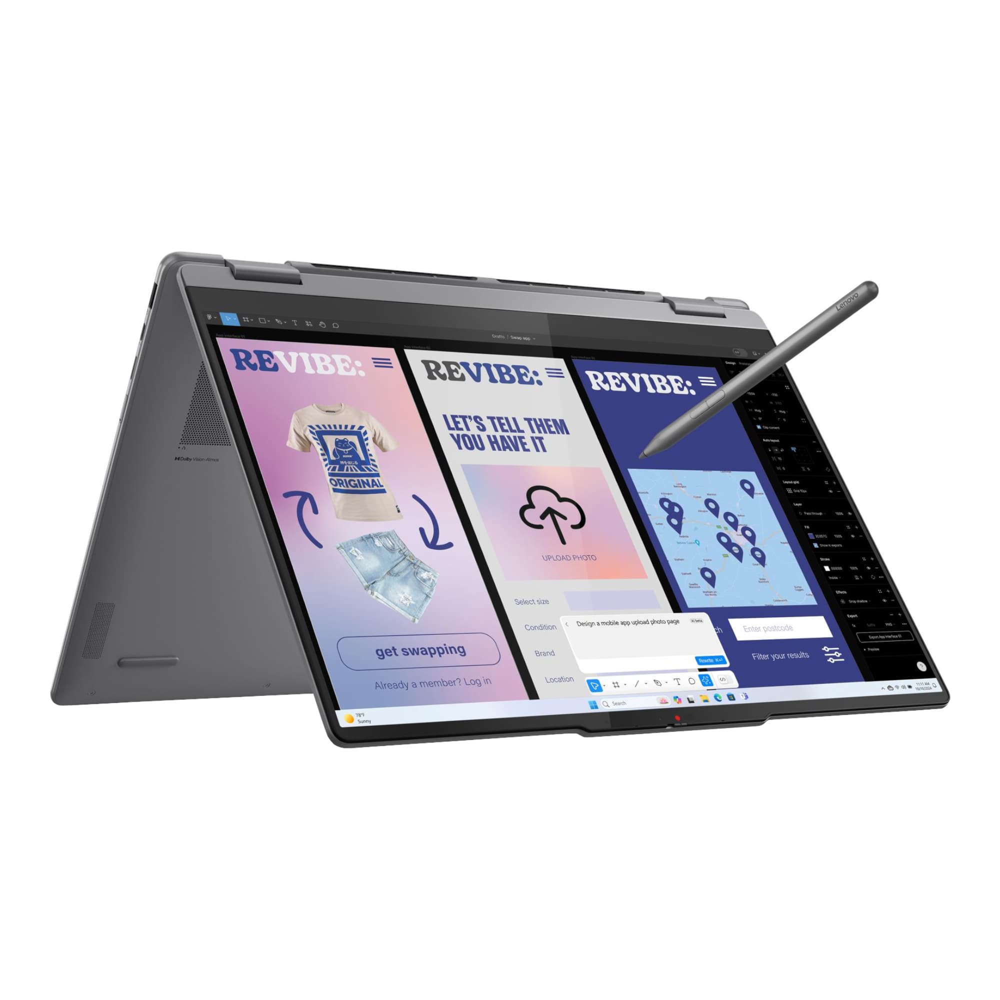 Notebook 2en1 Lenovo 16'' Táctil Core Ultra 7 16gb 1tb Win11 Ai Pc - 2