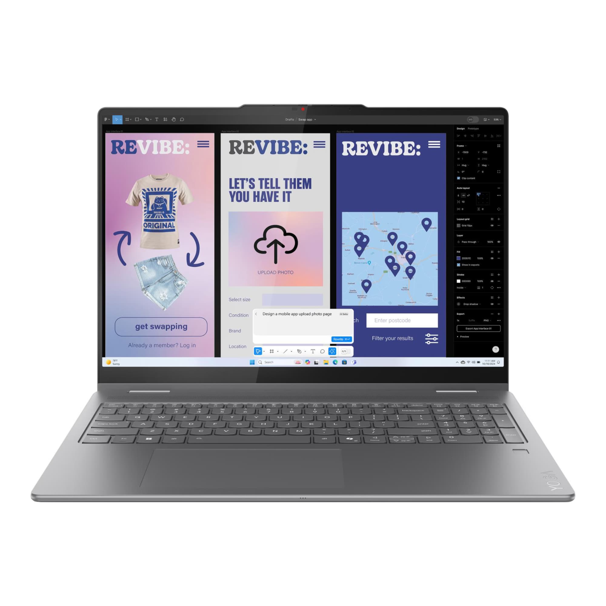 Notebook 2en1 Lenovo 16'' Táctil Core Ultra 7 16gb 1tb Win11 Ai Pc - 5
