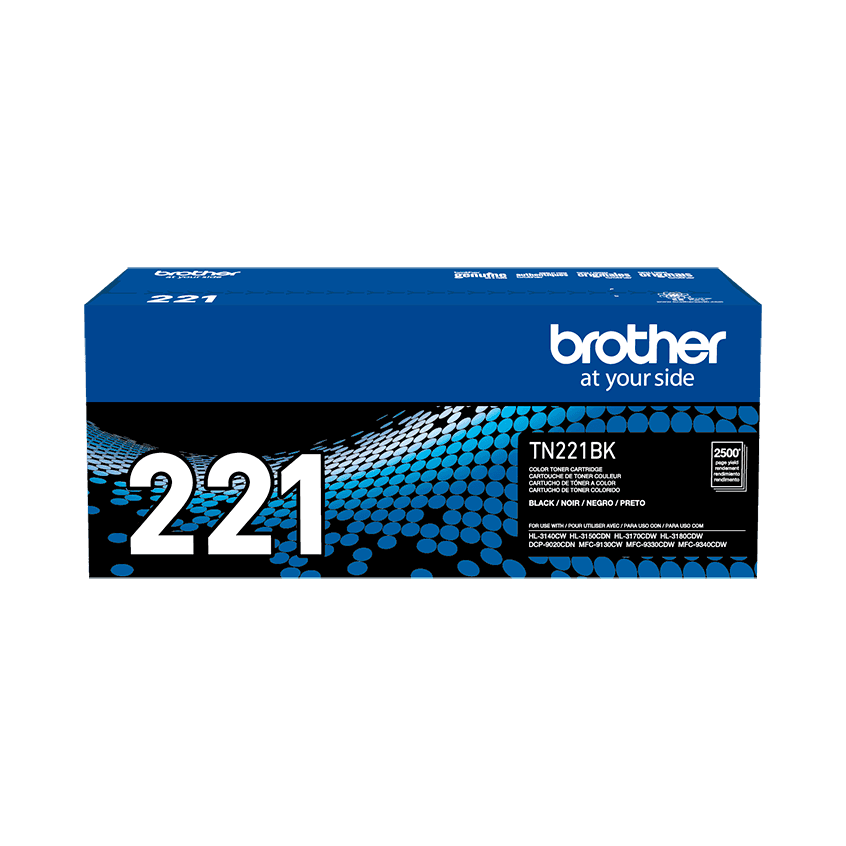 CARTUCHO DE TÓNER NEGRO BROTHER TN221BK /HL - 3150CDN Y DCP