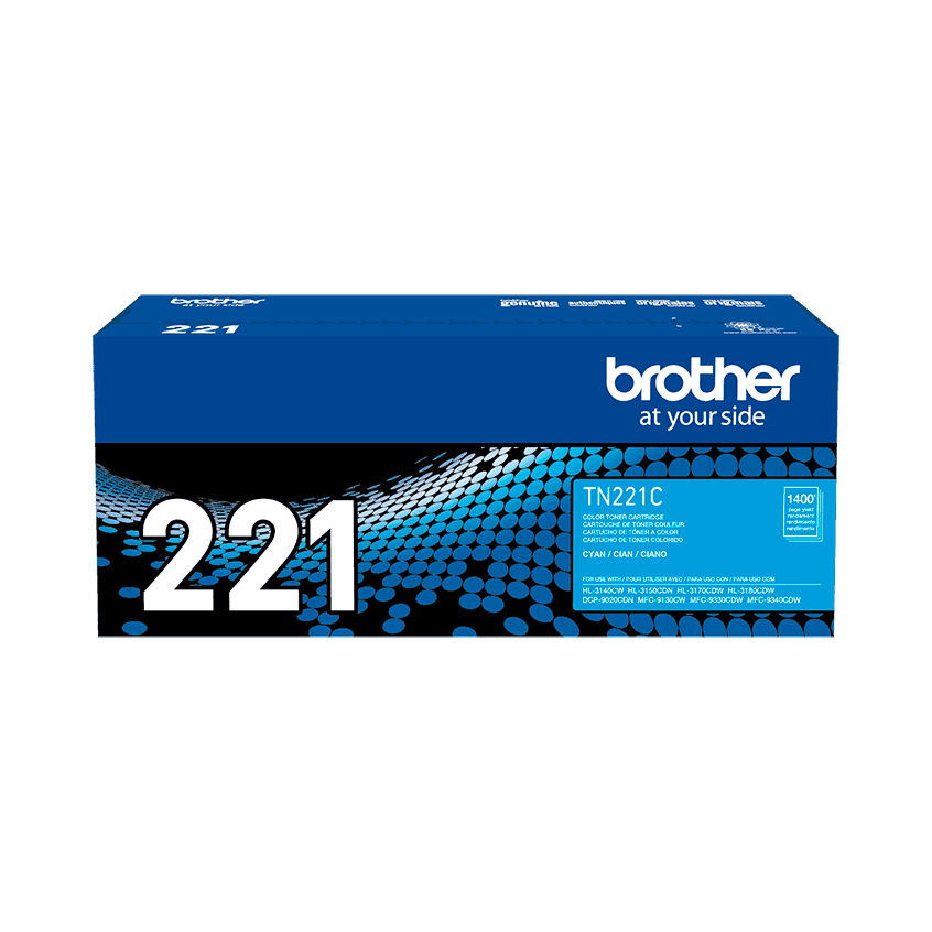 CARTUCHO DE TÓNER CYAN BROTHER (TN221C)