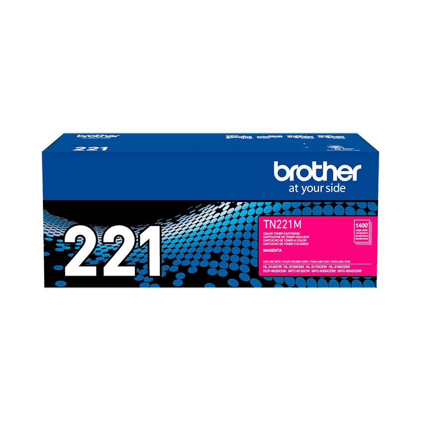 CARTUCHO DE TÓNER MAGENTA BROTHER (TN221M)
