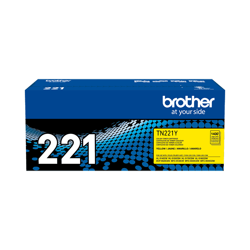 CARTUCHO DE TÓNER YELLOW BROTHER (TN221Y)