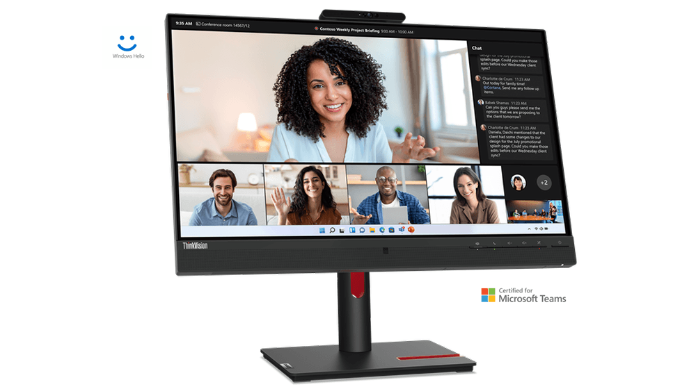 MONITOR LENOVO THINKVISION T24MV-30 WEBCAM/PARLANTE/RJ45/PIV