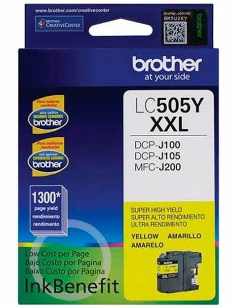 CARTUCHO DE TINTA BROTHER  YELLOW LC205Y PARA INKJET MFC4620