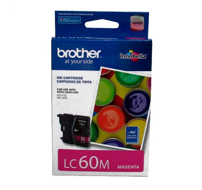 CARTUCHO DE TINTA BROTHER MAGENTA PARA INKJET DCPJ125 Y MFCJ