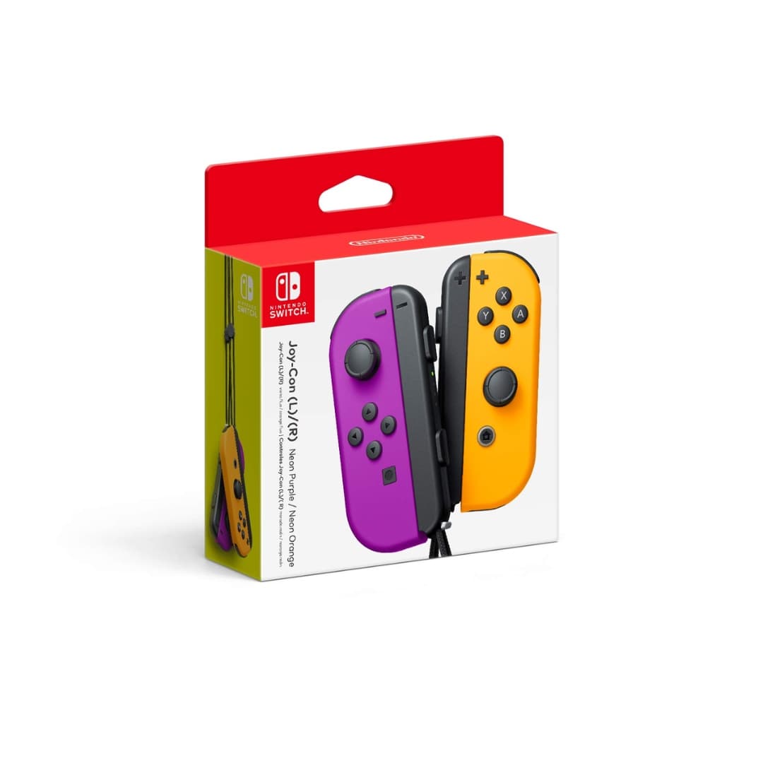 JOYSTICK NINTENDO SWITCH PURPURA-NARANJA - 3
