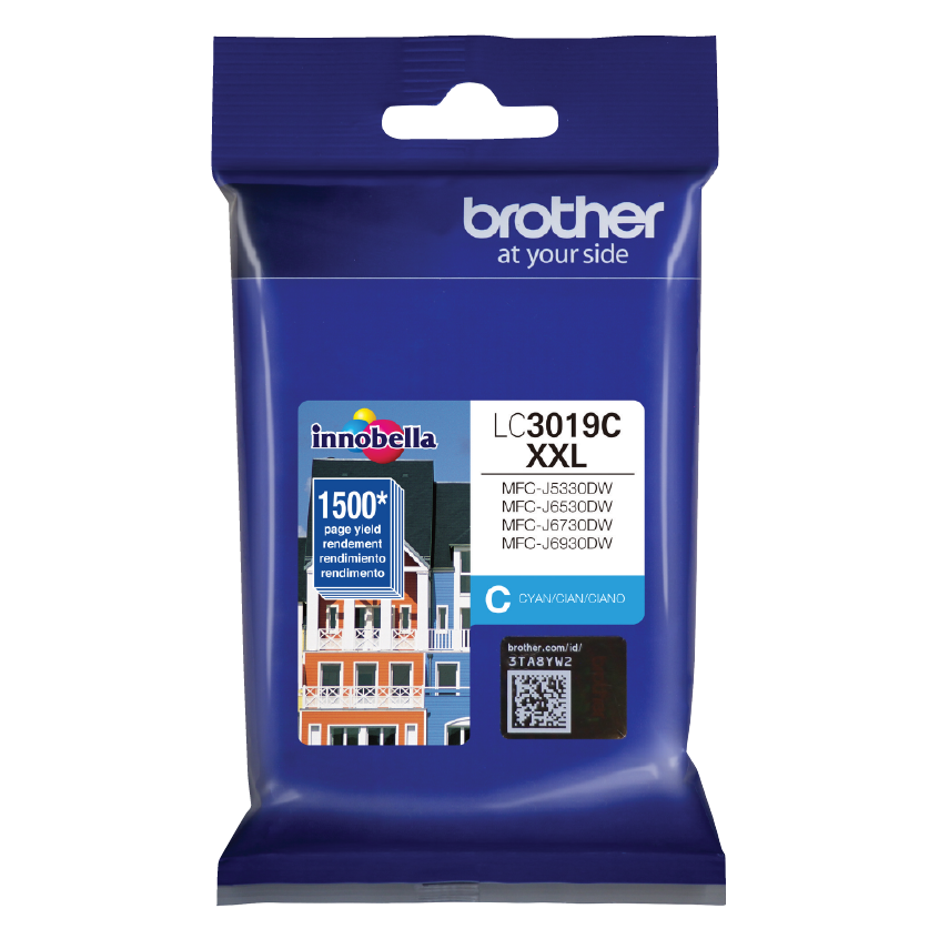 CARTUCHO DE TINTA BROTHER CYAN BROTHER LC3019C PARA  INKJET