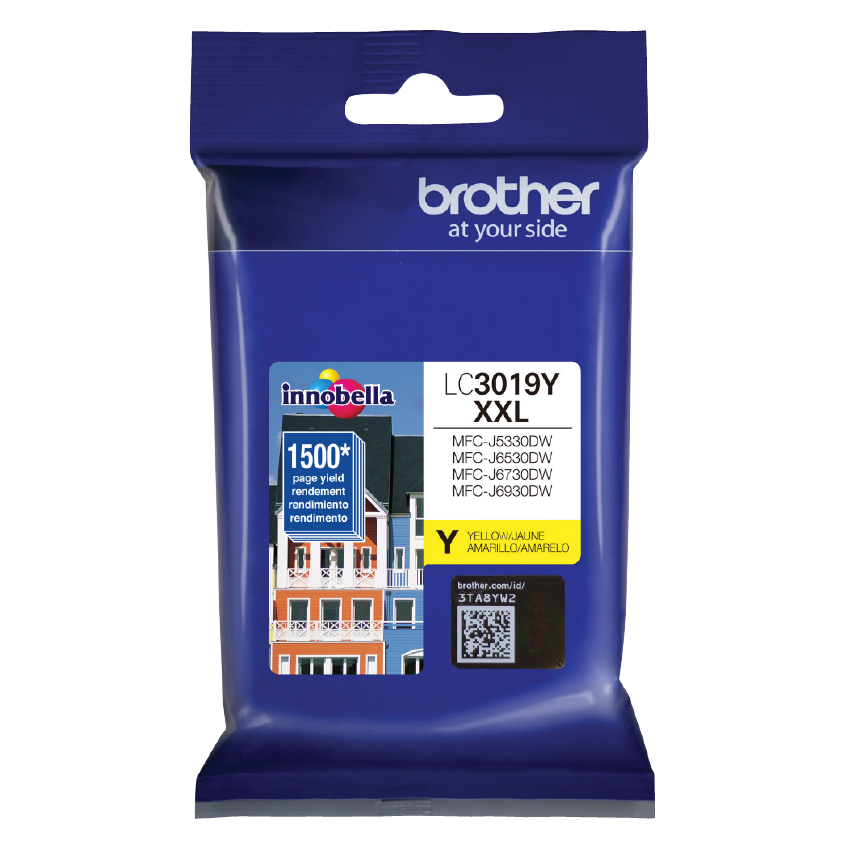 CARTUCHO DE TINTA BROTHER YELLOW LC3019Y PARA INKJET MFCJ673