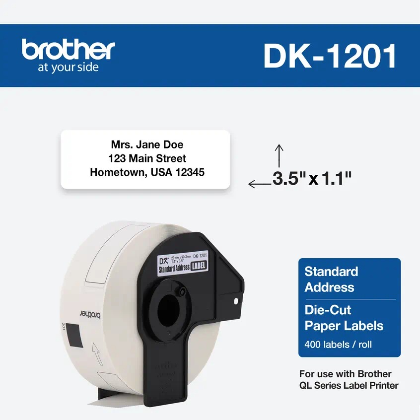 ETIQUETAS BROTHER DK1201 (29 MM X 90.3 MM) - 2