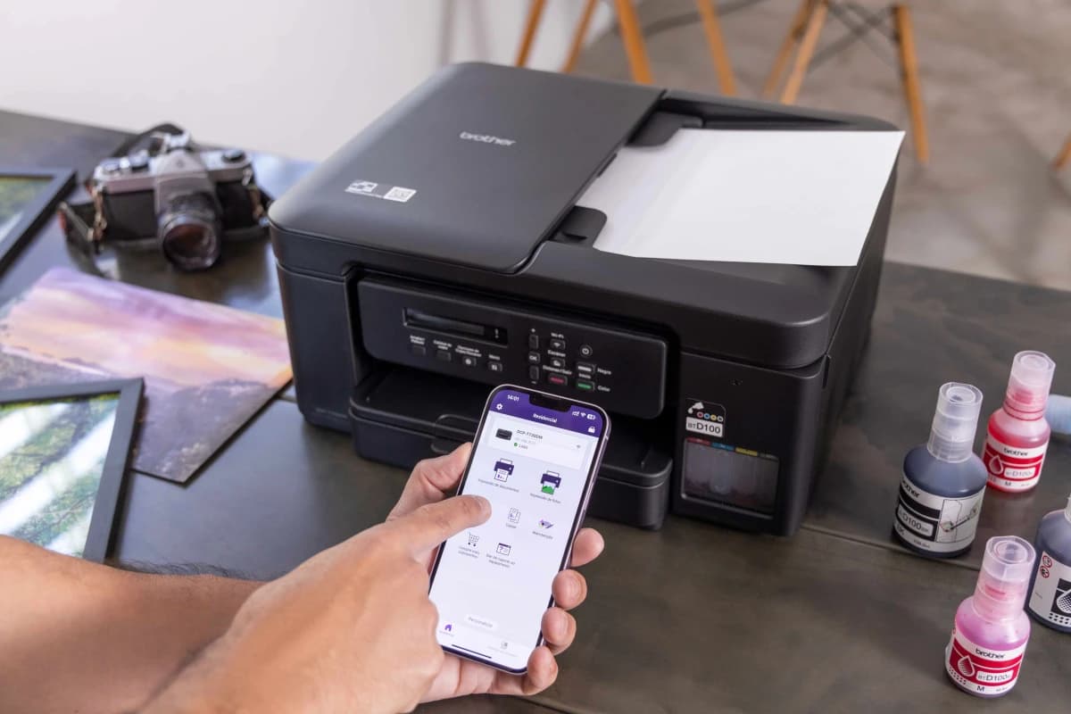 IMPRESORA MULTIFUNCIÓN BROTHER WIFI/RED COLOR DCP-T730W - 4