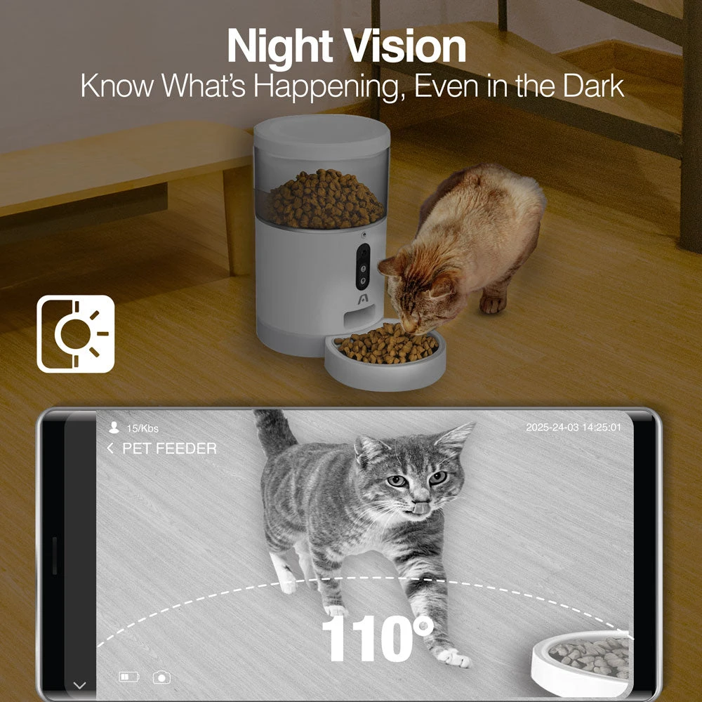 DISPENSADOR PARA MASCOTAS SMART WIFI+BT ARGOM - 8