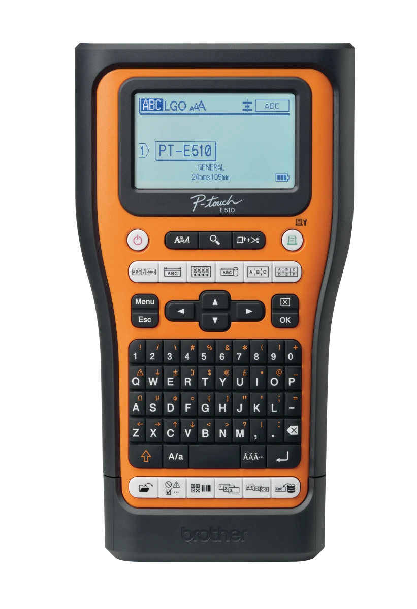 ROTULADORA PORTATIL INDUSTRIAL BROTHER PTE510VP