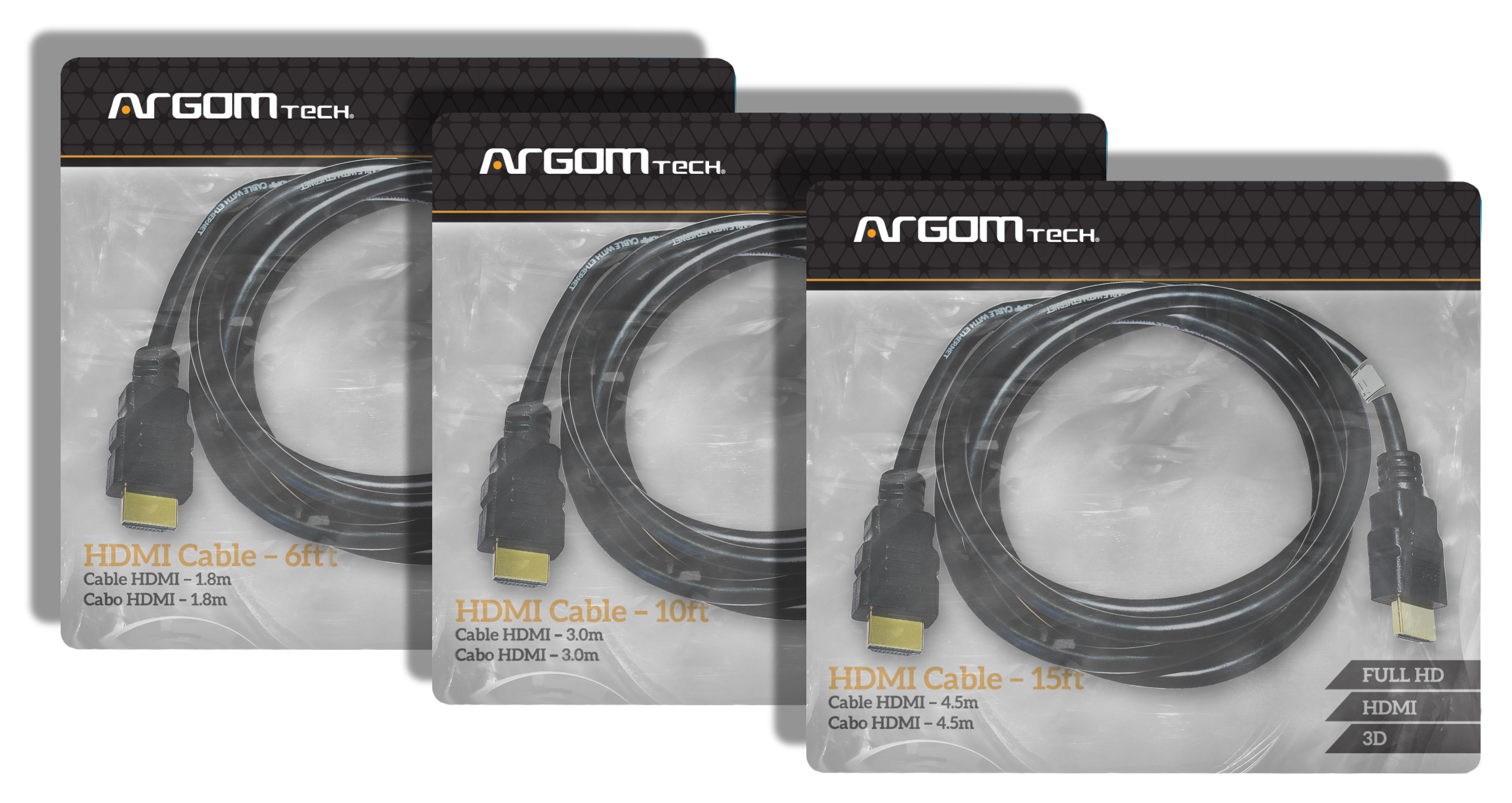 CABLE ARGOM HDMI 1,8MTS