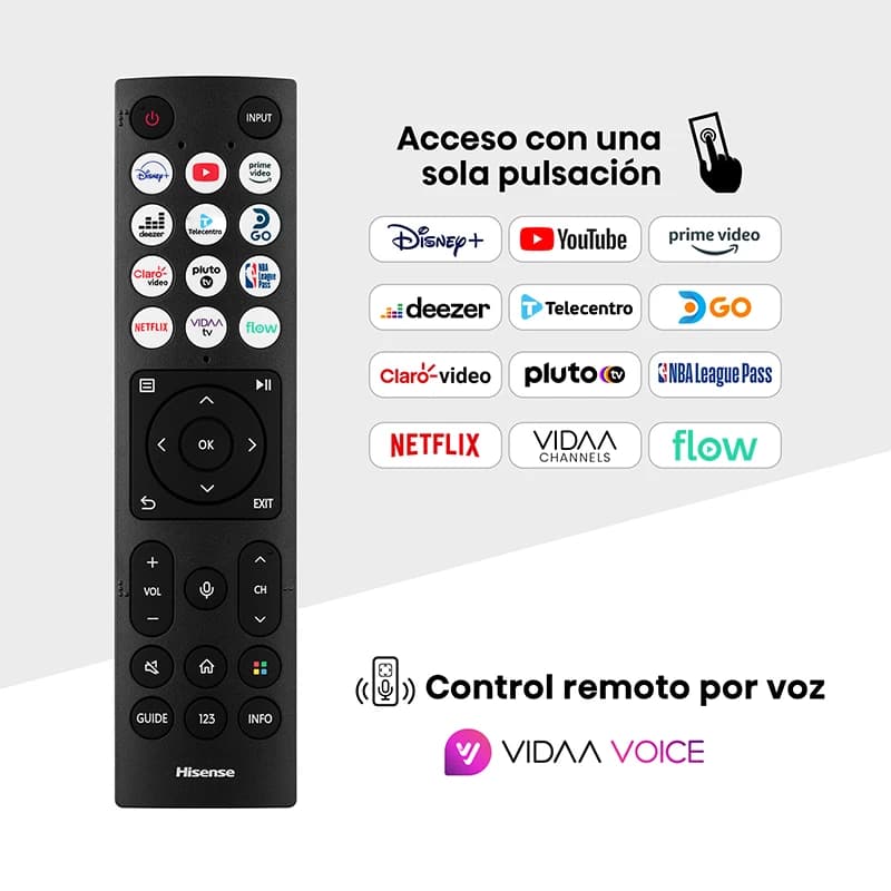 SMART TV HISENSE 70" SERIE A6N 4K ULTRA UHD - 2