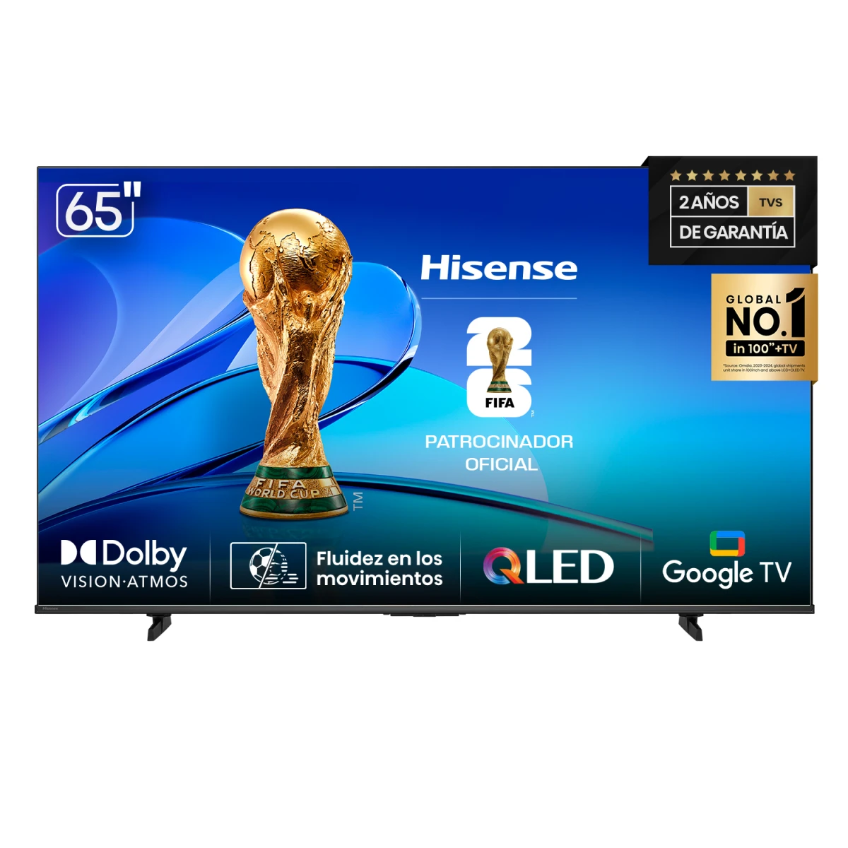 SMART TV HISENSE 65" QLED SERIE Q6N - 4K ULTRA UHD