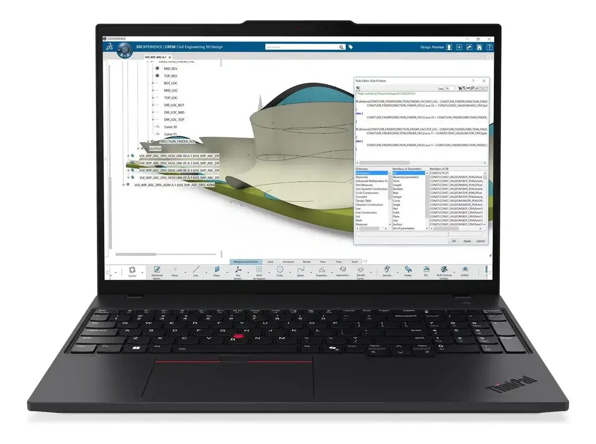 NOTEBOOK LENOVO THINKPAD P16s R7 AI  PRO 350/32G/512G/860M/W