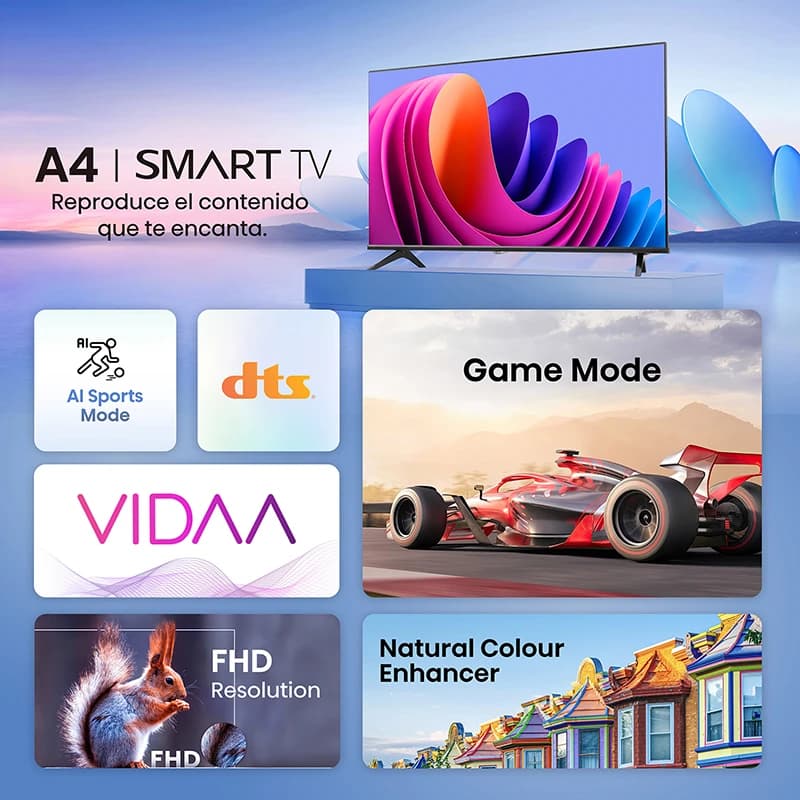 SMART TV HISENSE 40" SERIE A4K FULL HD - 2