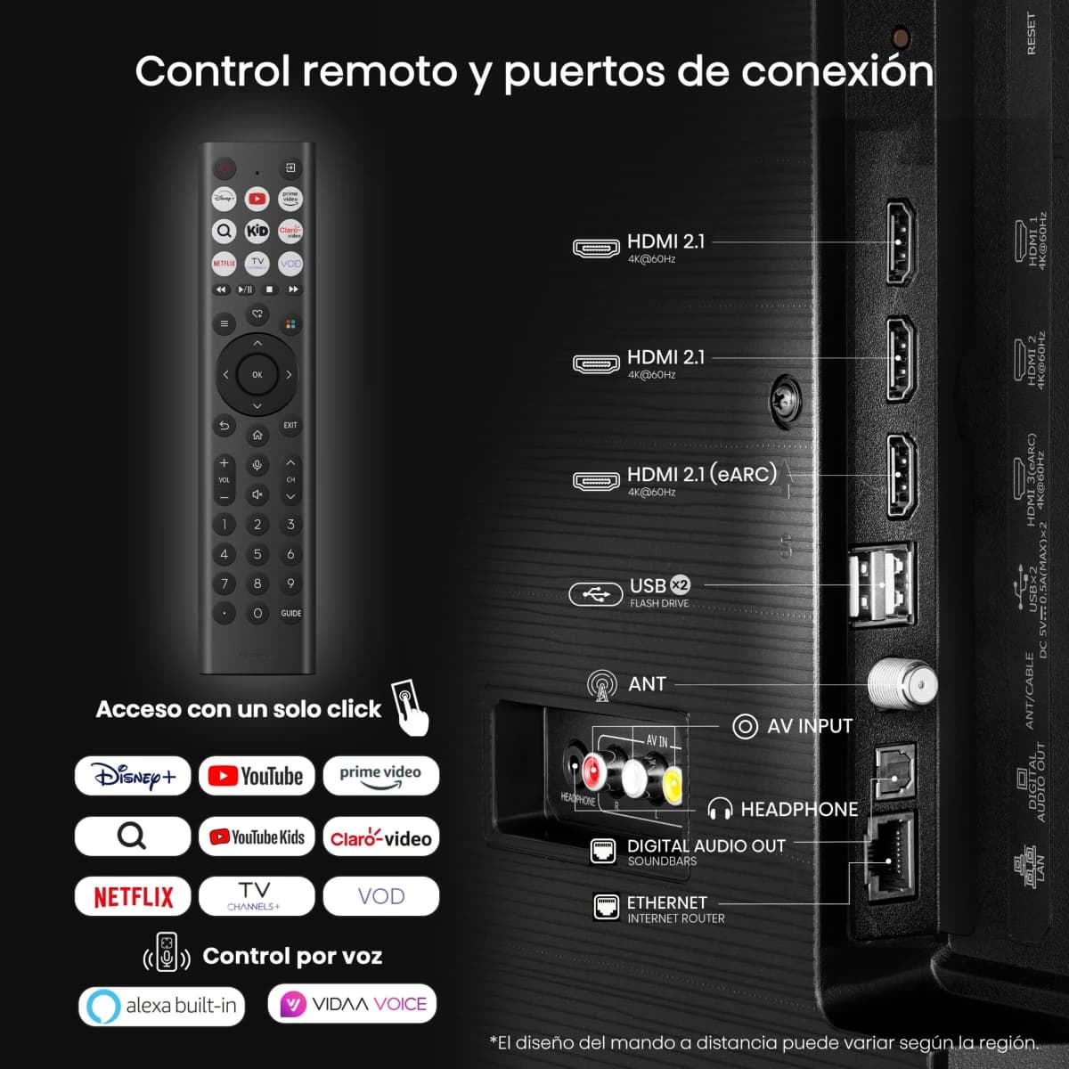 SMART TV HISENSE 50" QLED 4K VIDAA - 2