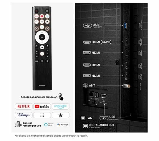 SMART TV HISENSE 75" MINILED - 5
