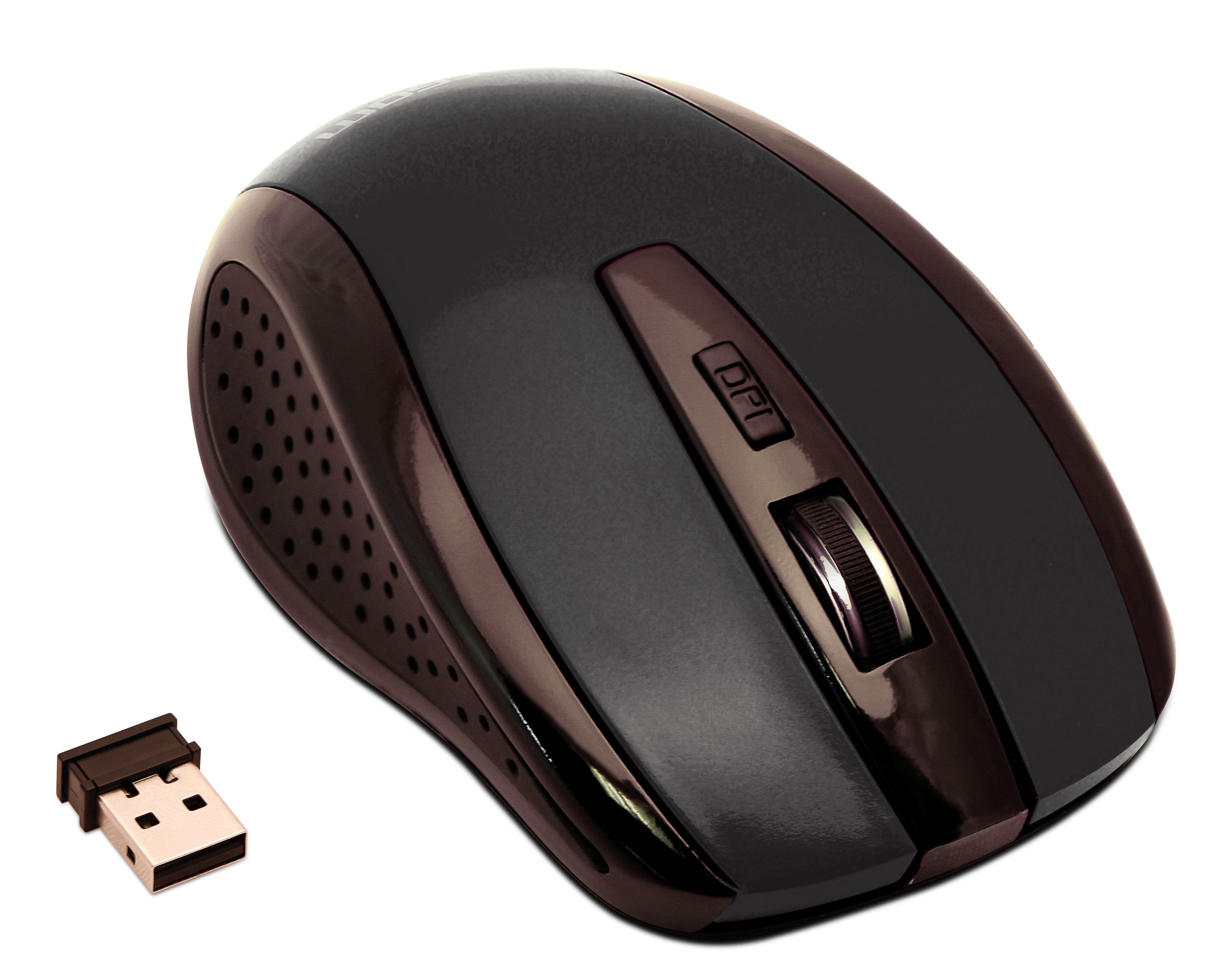MOUSE INALÁMBRICO 2,4G NEGRO ARGOM