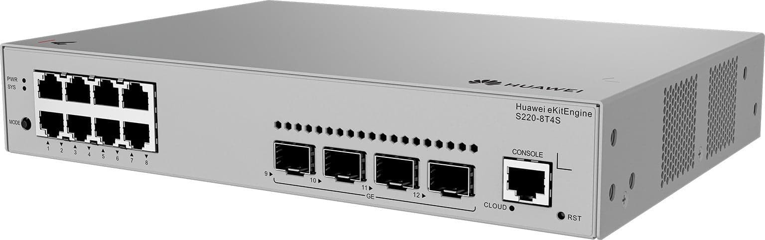 Switch administrable de Capa 2 Huawei eKitEngine S220-8T4S 8 puertos Gigabit 98012551