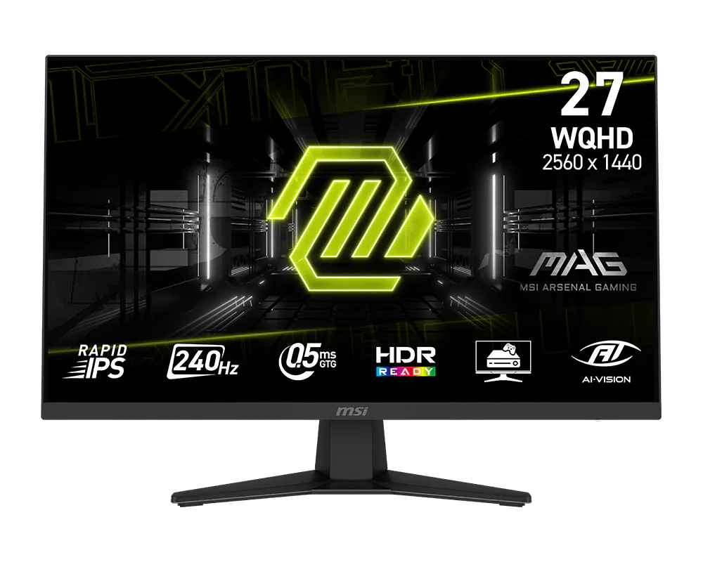 Monitor Gamer MSI MAG 274QF X24 de 27" IPS WQHD (2K) 240Hz - 1