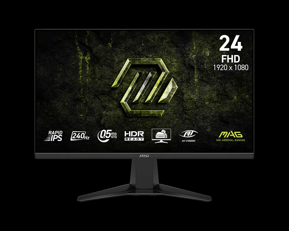 Monitor Gamer MSI MAG 245F X24 de 24" IPS Full HD 240 Hz - 1